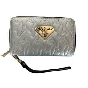 Baby Phat Silver Wristlet Wallet